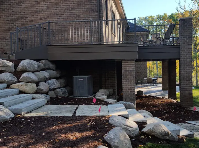 Brick Deck Building & Design in Macomb, MI - Autumnwood Construction, Deck Builders